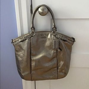 Coach Madison Gunmetal tote